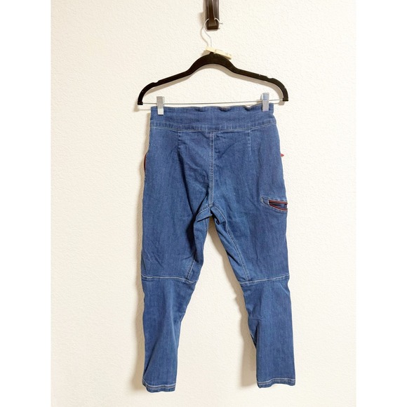 Ripton & Co Womens Bike Pants Cobalt Blue Utility Stretch Denim Cycling Jeans XS - Picture 6 of 11